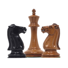 The Leuchars Series Luxury Staunton Reproduced Distressed Chess Pieces - 3.6’’KING