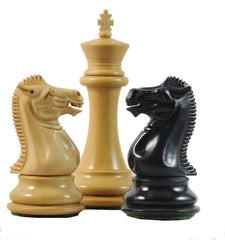 Small Club Collector Series 3" Luxury Staunton Ebony Wood Chess Set