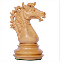 Regal Series 4" Padouk Wood Chess Pieces