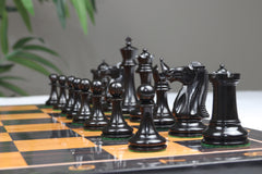 The Leuchars Series Luxury Staunton Reproduced Distressed Chess Pieces - 3.6’’KING