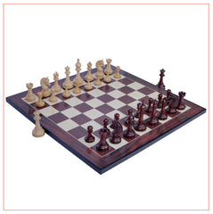Aristocrat Series Padouk Wood Chess Set