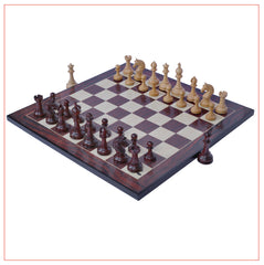 Aristocrat Series Padouk Wood Chess Set