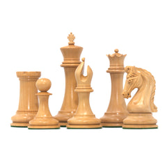 Tristan Series Luxury Staunton Chess Pieces in Blood Rose wood: King Size 4"