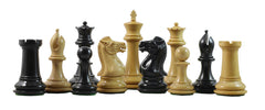 Small Club Collector Series 3" Luxury Staunton Ebony Wood Chess Set