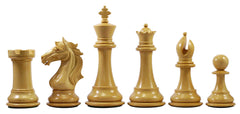 Elite Series 4" Premium Staunton Ebony Chessmen