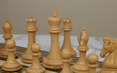 Tristan Series Luxury Staunton Chess Pieces in Ebony wood: King Size 4.4"