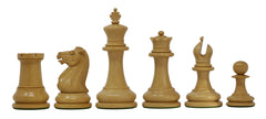 Nathaniel 1849 Antique Reproduction Vintage 3.75" Ebony/Box Wood (without antique look) Chess Set