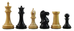 Small Club Collector Series 3" Luxury Staunton Ebony Wood Chess Set