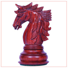 Chelics Series 4.4" Luxury Staunton Chess Pieces in Padouk and Boxwood