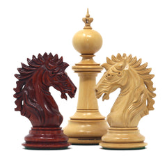 The Arthurian Series 4.4" Luxury Artisan Staunton Padouk Wood Chess Pieces