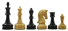 Augusta Series 4.125" Premium Staunton Chess Set in Ebony and Box Wood