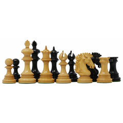 Strachan Series Luxury Staunton 4.25" Ebony Chess Pieces