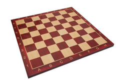 Chess Board with Notations square size 2.5" X 2.5" Padouk for 4.25" to 4.5"  Chess Set