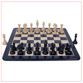Aristocrat Series Ebony Staunton 4.1" Chessmen with Board