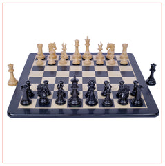 Heritage Series Ebony Staunton 4.4" Chess Set