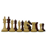 Warrior Series Premium Staunton 4" Chessmen in Padouk and Box Wood