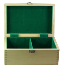 Wooden Storage Box for 4" King Height Chess Set in Maple wood