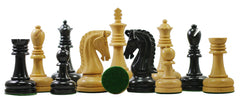 Augusta Series 4.125" Premium Staunton Chess Set in Ebony and Box Wood