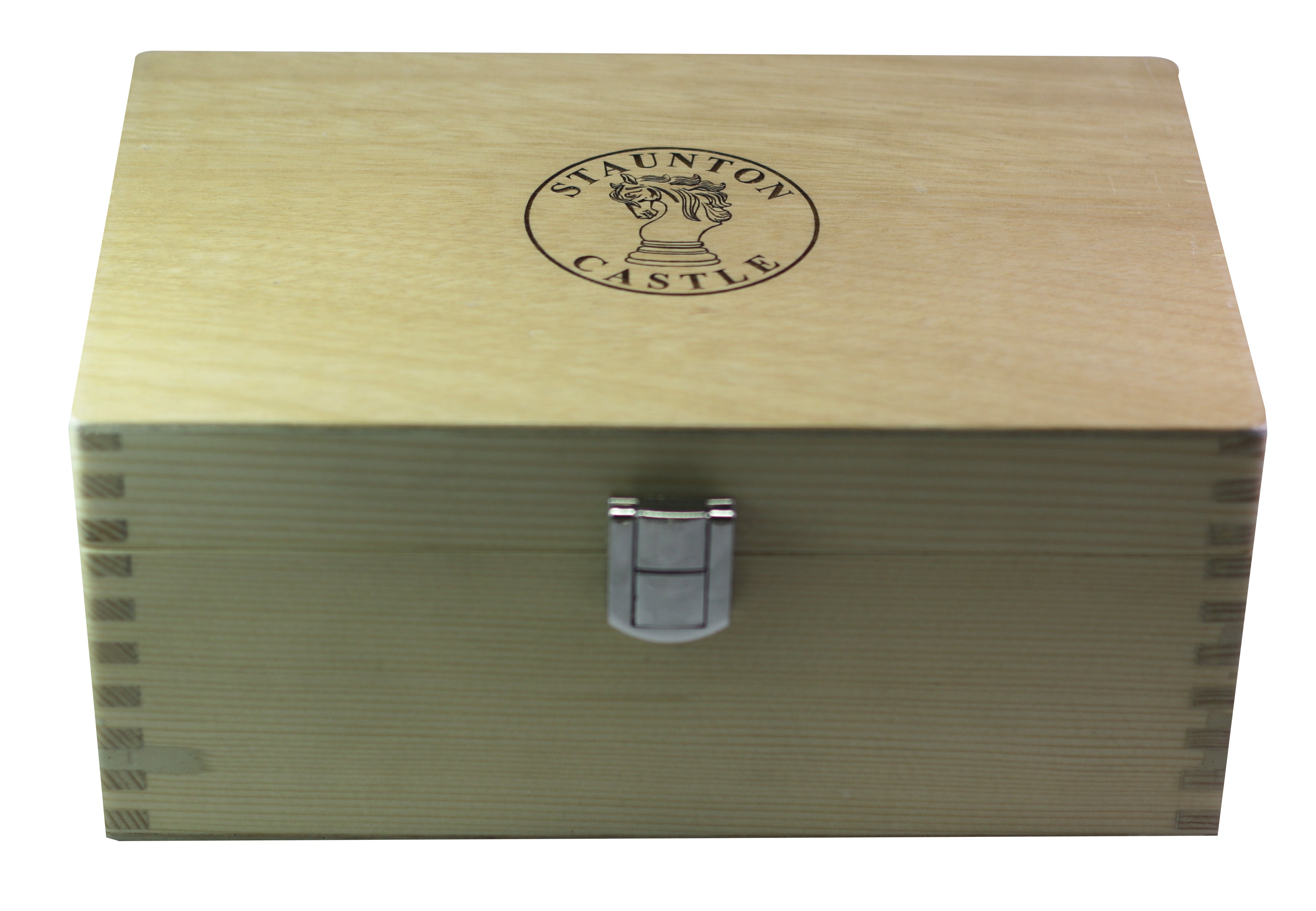 Sturdy Wood Storage Box Set of 4