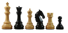 Columbian Series 4.5" Premium Staunton Chess Set in Ebony and Box Wood