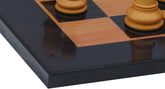 Antique Look in Matt Finish Chess Board with Square size 2.25" X 2.25" Square size in antiqued Box wood and Ebony wood Look