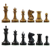 Morphy Cooke 1849-50 Vintage 3.5" Chess Design in Distressed Antique look and Ebony Wood