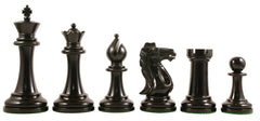 Conquest Series 4" Premium Staunton Chess Set in Ebonized Box Wood
