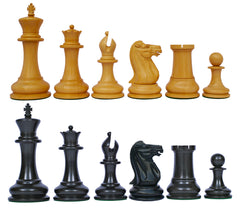 Jaques Reproduction 1870-75 Wooden Chess Pieces Ebony/Boxwood