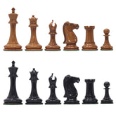 The Leuchars Series Luxury Staunton Reproduced Distressed Chess Pieces - 3.6’’KING