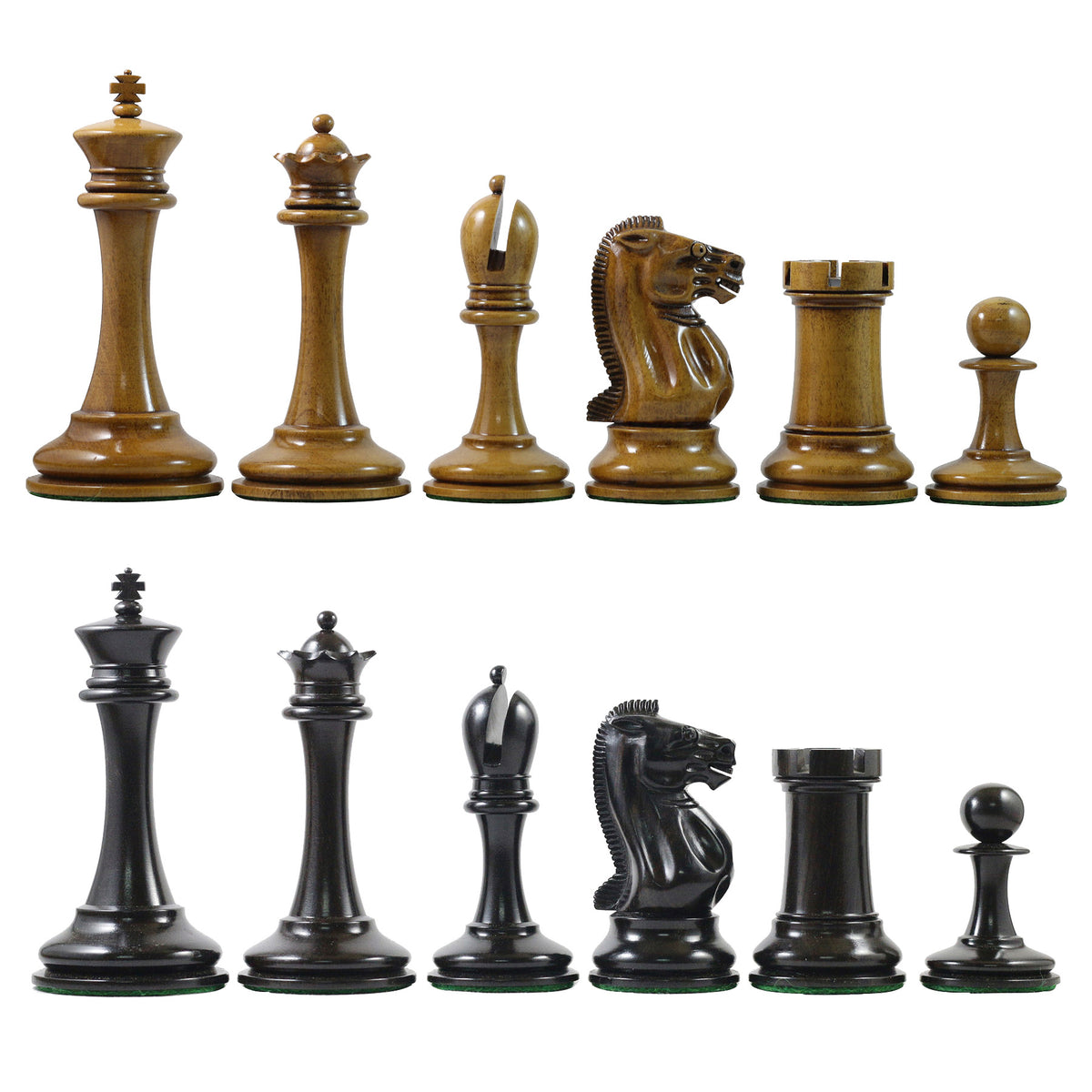 B & Company Reproduction Distressed Antiqued 4.4" Chess Pieces