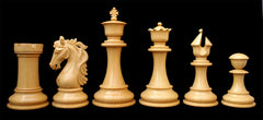 Heritage Series 4.4" Premium Staunton Ebony wood Chess Set