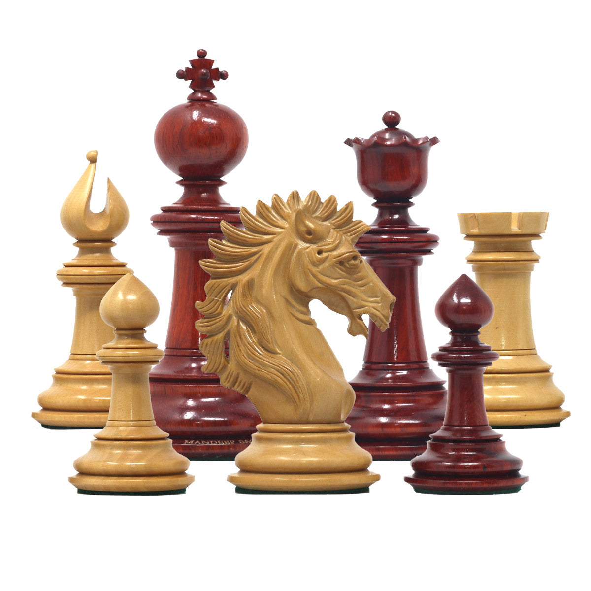 3.9 Craftsman Series Staunton Chess Pieces Only Set - Triple