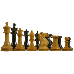 Paul Moprhy Series 3.25" Premium Staunton Ebonised Chess Set