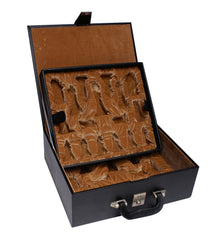 Leatherette Chess Presentation and Storage Coffer for 3.25" - 3.625" chess set