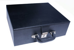 Leatherette Chess Presentation and Storage Coffer for 3.25" - 3.625" chess set