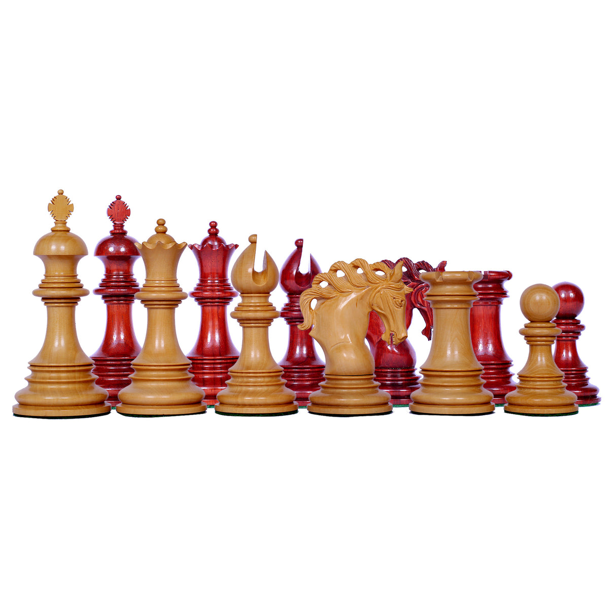 Westminster Series 4.4" Premium Staunton Padouk Wood Chess Set
