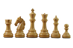 Columbian Series 4.5" Premium Staunton Chess Set in African Padouk and Box wood