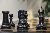 1849 Early Version Reproduced 4.4" Chess Set in Natural Boxwood/Ebony