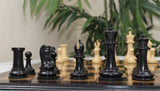 1849 Early Version Reproduced 4.4" Chess Set in Natural Boxwood/Ebony