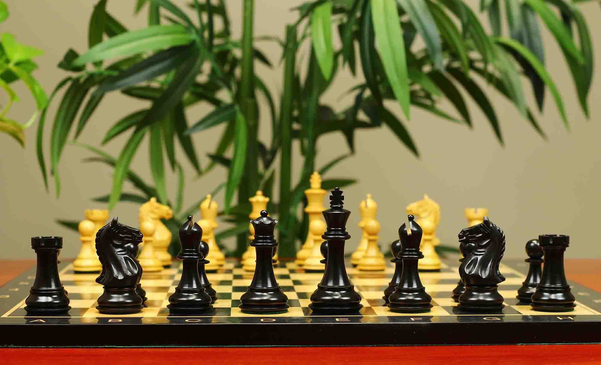 Fierce Series Chess Set 4" Staunton Chess Set - Ebony & Boxwood