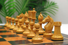 Soviet USSR Moscow 1925 Historical Reproduced 4" Chess set in Ebony & Original Aged Look Antiqued Boxwood