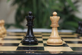 The Fischer Dubrovnik 1970 Upgraded Version Chess set in Distressed and Ebonised Boxwood