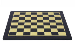 Chess Board with 2.5" Square size in Ebony/Box wood Look