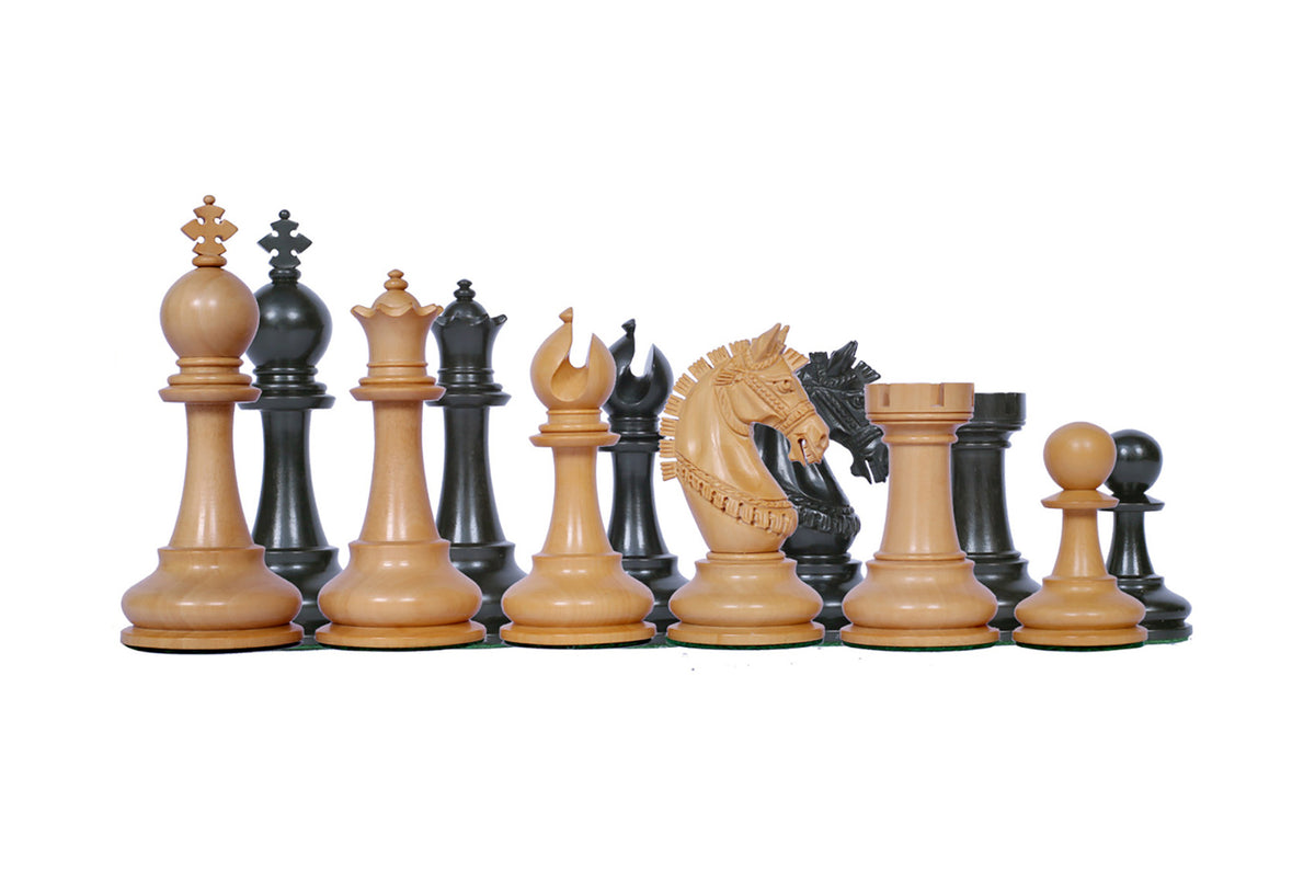 Aristocrat Series Premium Staunton 4" Ebony wood Chess Set