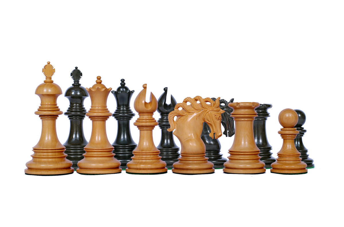 Westminster Series 4.4" Luxury Chess set in Ebony and Box Wood