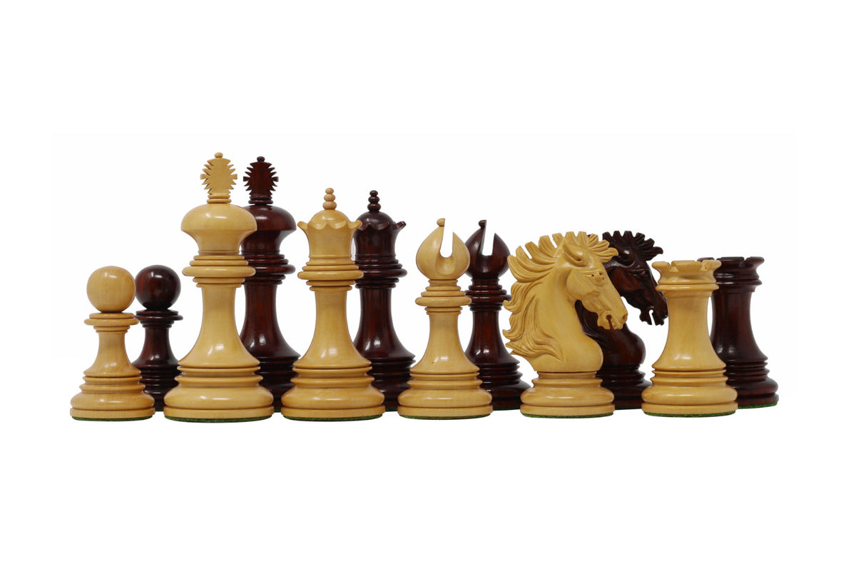 Strachan Series Luxury Staunton 4.25" African Padouk Chess Pieces