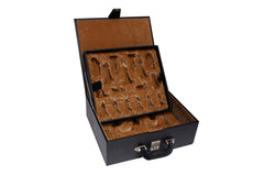 Leatherette Chess Presentation and Storage Coffer for 3.25" - 3.625" chess set