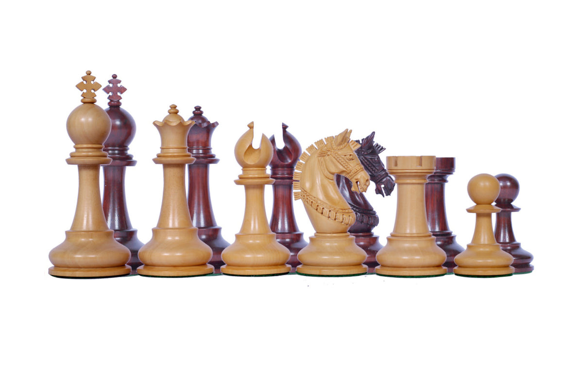 Aristocrat Series 4.1" Premium Staunton Chess Set in Padouk wood