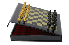 Leatherette Magnetic Self Storage Chess Box