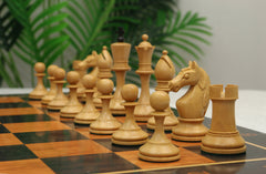 Soviet USSR Moscow 1925 Historical Reproduced 4" Chess set in Ebony & Natural Boxwood